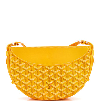 Goyard Hirondelle Shoulder Bag Coated Canvas and Leather