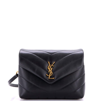 Saint Laurent Loulou Shoulder Bag Matelasse Chevron Leather Toy