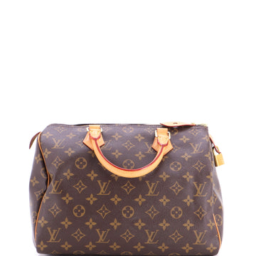 Louis Vuitton Speedy Handbag Monogram Canvas 30