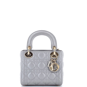 Christian Dior Lady Dior Chain Bag Cannage Quilt Lambskin Mini