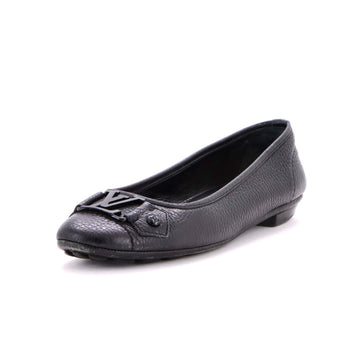 Louis Vuitton Women's Nina Ballerina Flats Nano Monogram Leather with Monogram Canvas
