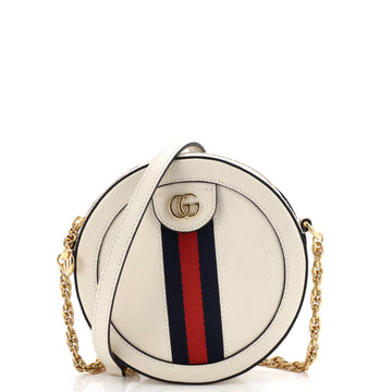 Gucci Ophidia Round Shoulder Bag Leather Mini
