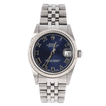 Rolex Oyster Perpetual Datejust Automatic Watch Stainless Steel and White Gold 31