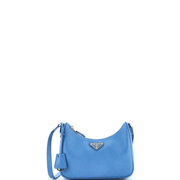 Prada Re-Edition Hobo Saffiano Leather Mini