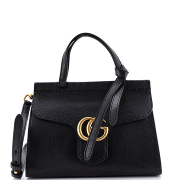 Gucci GG Marmont Top Handle Bag Leather Mini