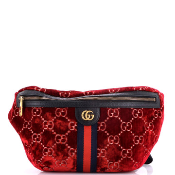 Gucci Ophidia Zip Belt Bag GG Velvet