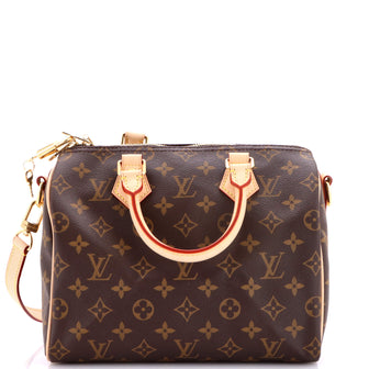 Louis Vuitton Speedy Bandouliere Bag Monogram Canvas 25