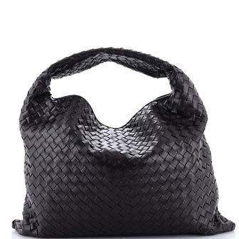 Bottega Veneta Hop Hobo Intrecciato Leather Large