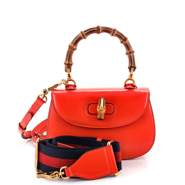 Gucci Bamboo 1947 Top Handle Bag Leather Small