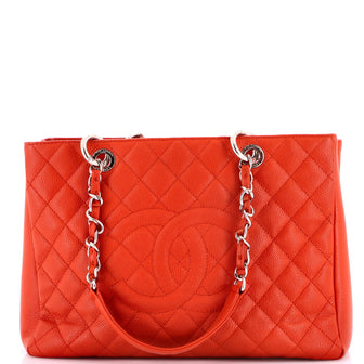 Chanel Grand Shopping Tote Quilted Caviar