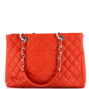 Chanel Grand Shopping Tote Quilted Caviar