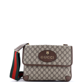 Gucci Neo Vintage Flap Messenger GG Coated Canvas Medium