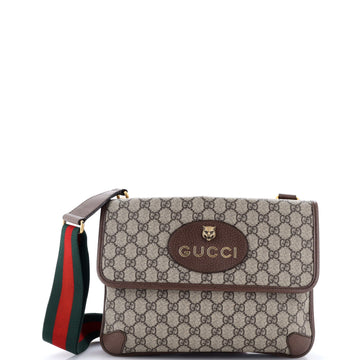 Gucci Neo Vintage Flap Messenger GG Coated Canvas Medium