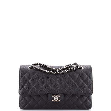 Chanel Classic Double Flap Bag Quilted Caviar Medium