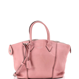 Louis Vuitton Soft Lockit Handbag Leather PM