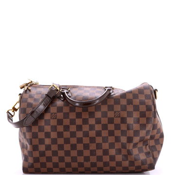 Louis Vuitton Speedy Bandouliere Bag Damier 35