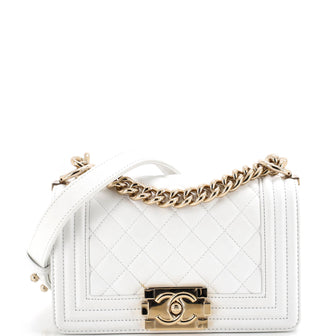 Chanel Boy Flap Bag Quilted Lambskin Small