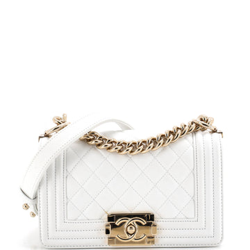 Chanel Boy Flap Bag Quilted Lambskin Small