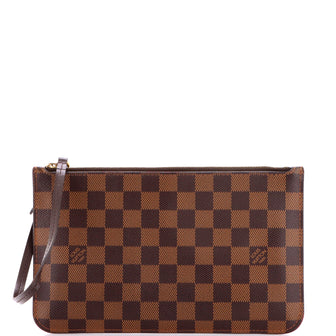 Louis Vuitton Chain Wristlet Pochette Damier