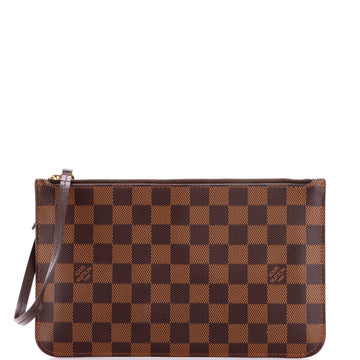 Louis Vuitton Chain Wristlet Pochette Damier