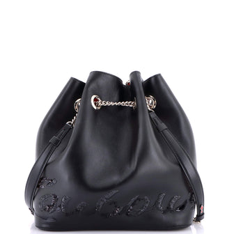 Christian Louboutin Mary Jane Backpack Embellished Leather Small