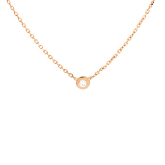 Cartier Cartier D'Amour Pendant Necklace 18K Rose Gold with Diamond XS