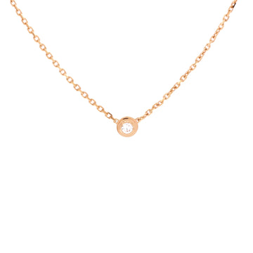 Cartier Cartier D'Amour Pendant Necklace 18K Rose Gold with Diamond XS