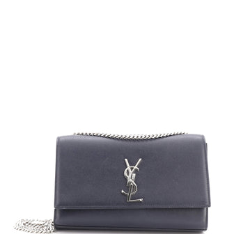 Saint Laurent Classic Monogram Crossbody Bag Grainy Leather Medium