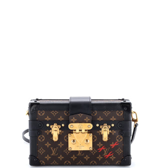 Louis Vuitton Petite Malle Handbag Monogram Canvas East West