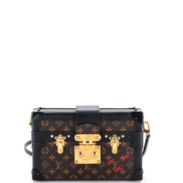 Louis Vuitton Petite Malle Handbag Monogram Canvas East West
