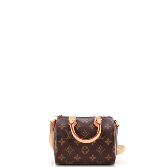 Louis Vuitton Speedy Bandouliere Bag Monogram Canvas Nano
