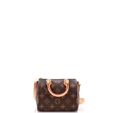 Louis Vuitton Speedy Bandouliere Bag Monogram Canvas Nano