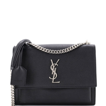 Saint Laurent Sunset Crossbody Bag Leather Medium