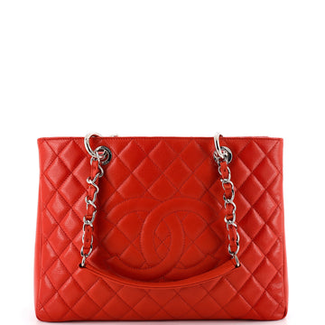 Chanel Grand Shopping Tote Quilted Caviar