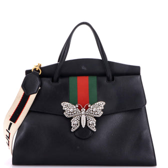 Gucci Totem Top Handle Bag Leather Large
