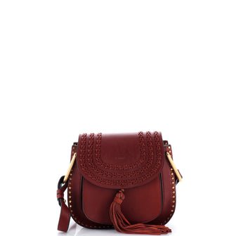 Chloe Hudson Handbag Whipstitch Leather Small