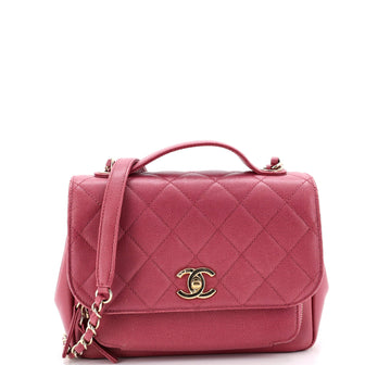 Chanel Business Affinity Flap Bag Quilted Caviar Small