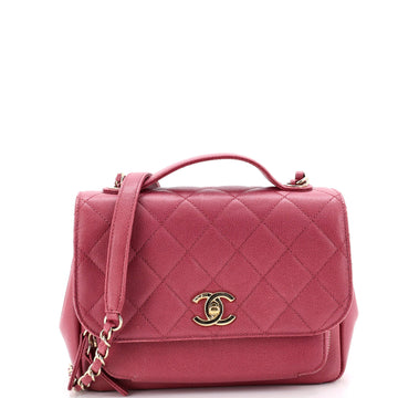 Chanel Business Affinity Flap Bag Quilted Caviar Small