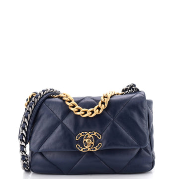Chanel 19 Flap Bag Quilted Leather Medium