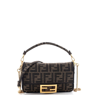 Fendi Baguette NM Bag Zucca Canvas Mini