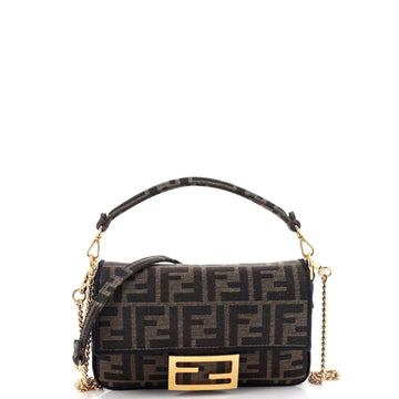 Fendi Baguette NM Bag Zucca Canvas Mini
