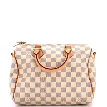 Louis Vuitton Speedy Bandouliere Bag Damier 25