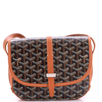 Goyard Belvedere III Messenger Bag Coated Canvas with Leather PM