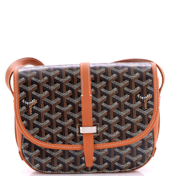 Goyard Belvedere III Messenger Bag Coated Canvas with Leather PM
