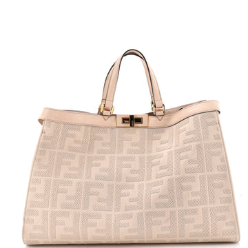 Fendi Peekaboo X-Tote Zucca Jacquard with Leather Medium