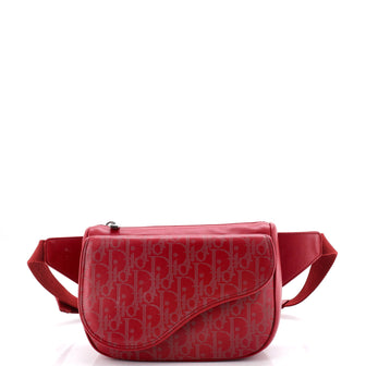 Christian Dior World Tour Saddle Belt Bag Oblique Galaxy Leather