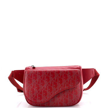 Christian Dior World Tour Saddle Belt Bag Oblique Galaxy Leather