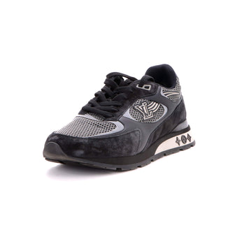 Louis Vuitton Men's Run Away Sneakers Suede with Mesh