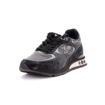 Louis Vuitton Men's Run Away Sneakers Suede with Mesh