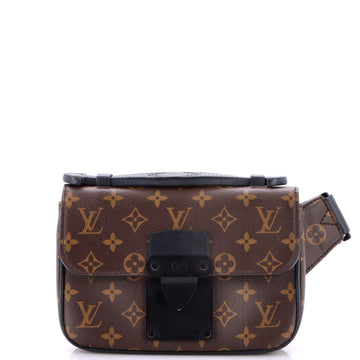 Louis Vuitton S Lock Sling Bag Macassar Monogram Canvas
